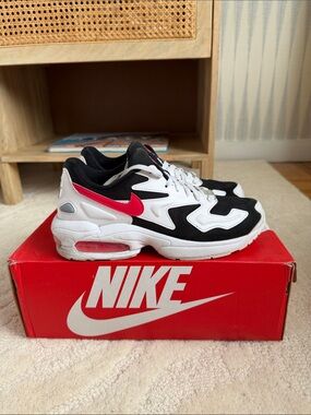 Nike Air Max 2 Light - white/red orbit/black